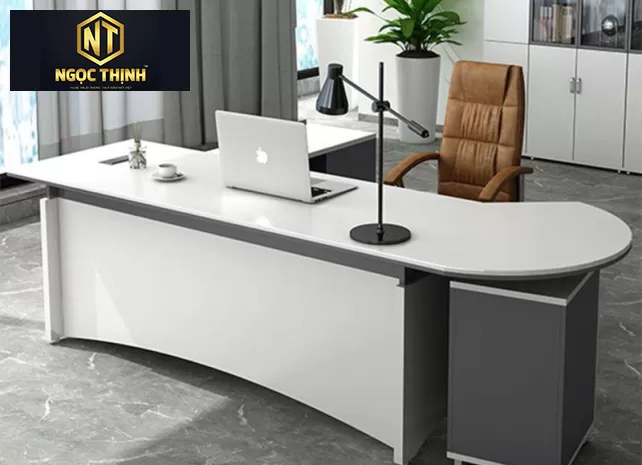 Bàn làm việc sang trọng có phong cách thiết kế mới mẻ 2024 Bàn làm việc sang trọng có phong cách thiết kế mới mẻ 2024